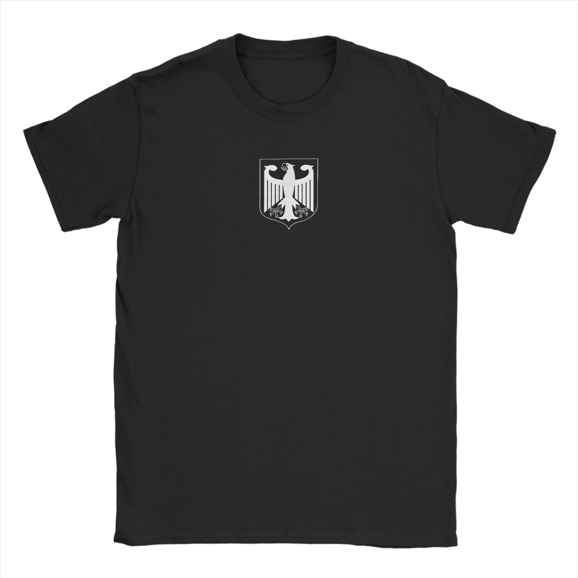 Men's Germany Coat of Arms German Eagle T Shirt Deutsche Cotton Tops Novelty Short Sleeve Crewneck Tees Plus Size T-Shirts