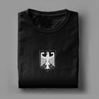 Men's Germany Coat of Arms German Eagle T Shirt Deutsche Cotton Tops Novelty Short Sleeve Crewneck Tees Plus Size T-Shirts