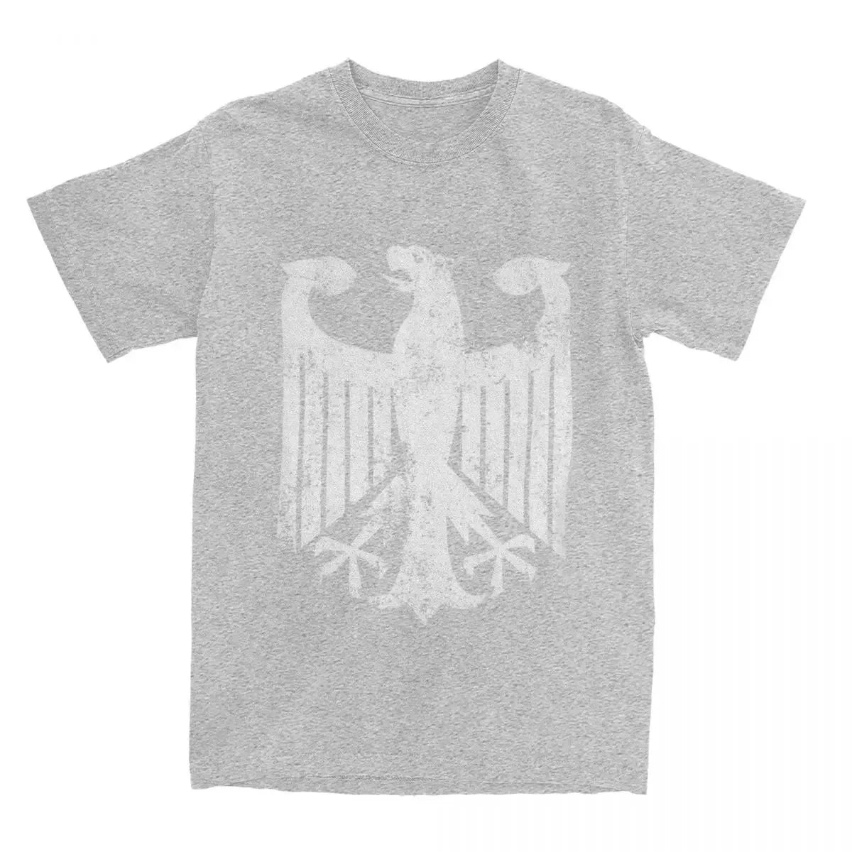 Germany Flag T-Shirt Men German Eagle Y2K Fun Pure Cotton T-Shirts Summer O-Neck Harajuku Short Sleeves Plus Size Loose soft tee