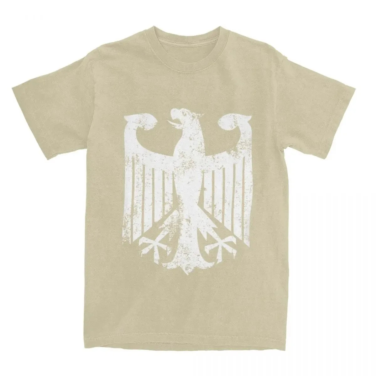 Germany Flag T-Shirt Men German Eagle Y2K Fun Pure Cotton T-Shirts Summer O-Neck Harajuku Short Sleeves Plus Size Loose soft tee