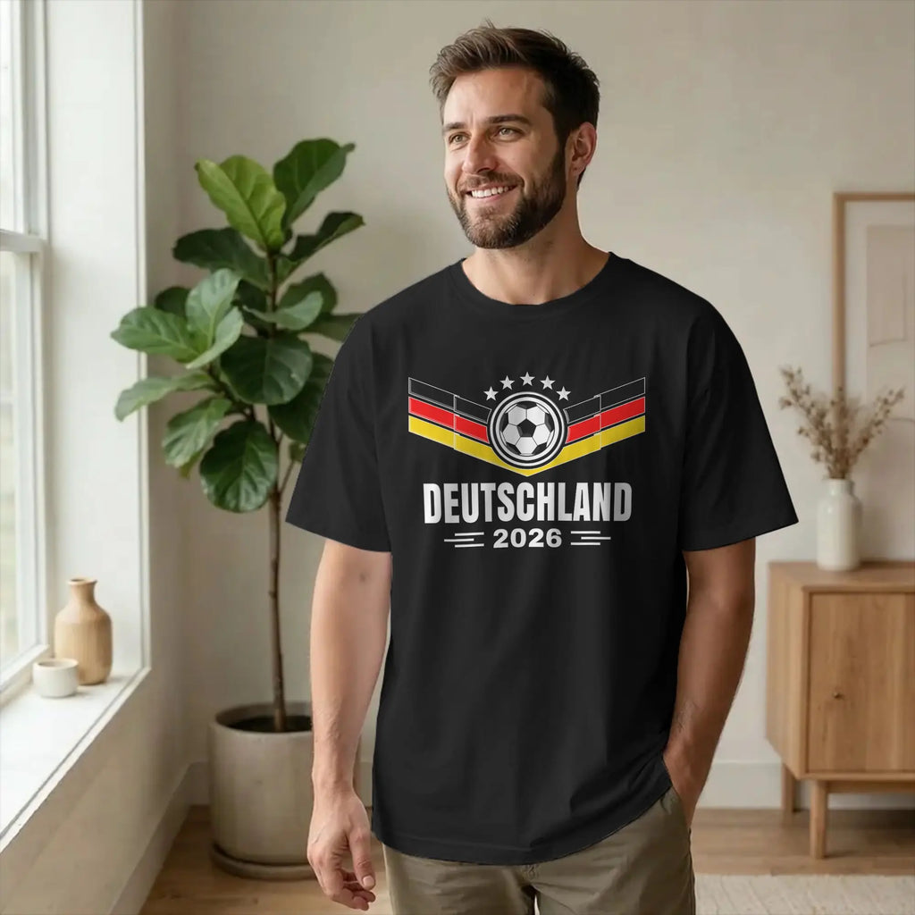 Deutschland Germany Football Player T Shirts Men Cotton T-Shirts Crewneck 2026 Soccer Tees Short Sleeve merchandise 4XL 5XL 6XL