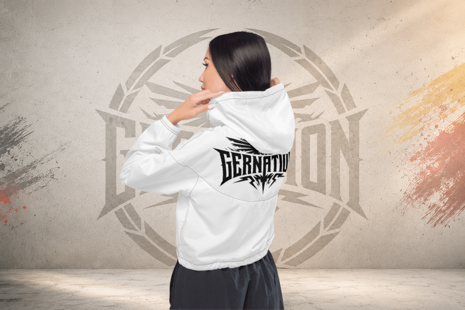 GERNATION - Bauchfreier Windbreaker