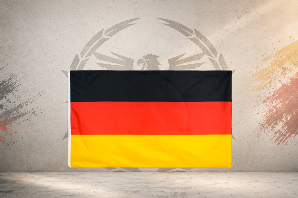Deutschland Flagge, (verschiedene Größen verfügbar.)