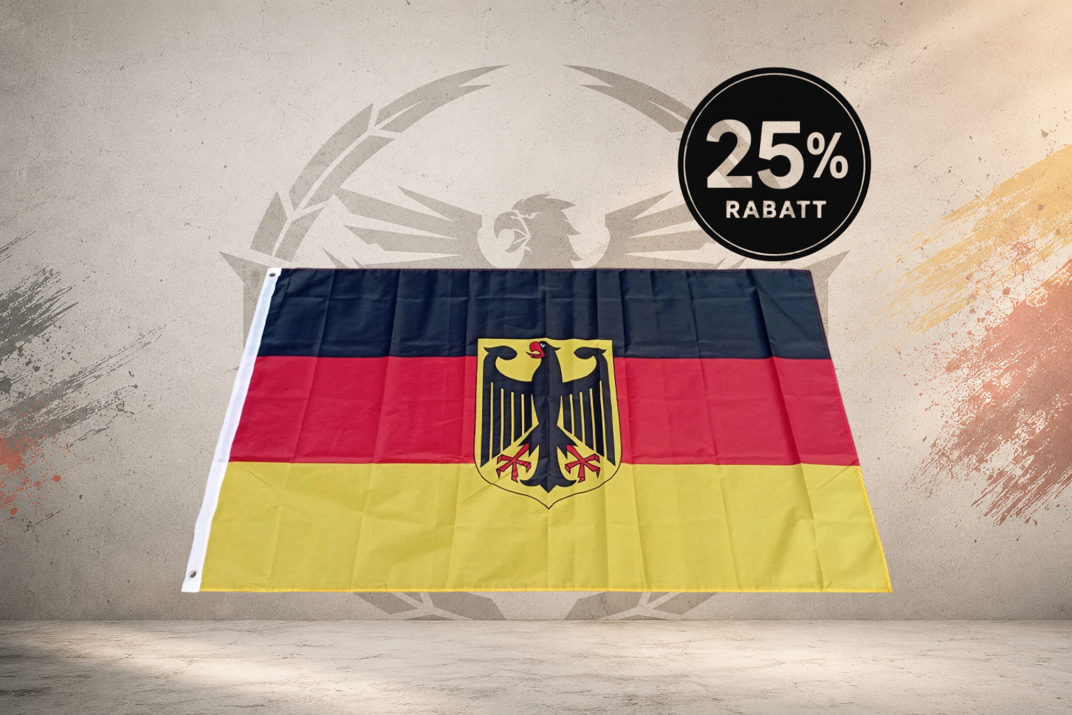 Deutscher Bundesadler-Flagge